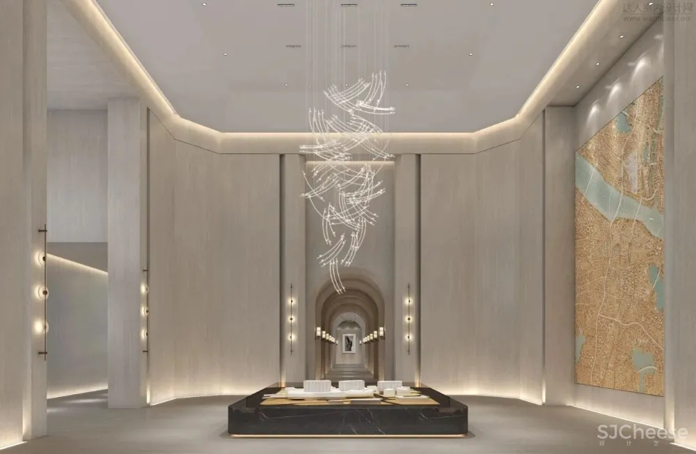 李益中空间设计丨万科·金域缇香售楼中心