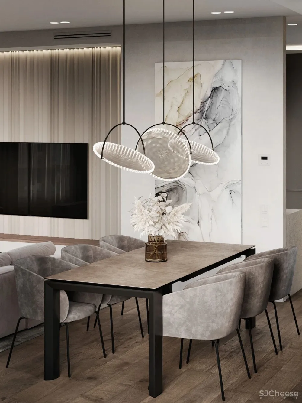 120㎡现代简约,精致格调!