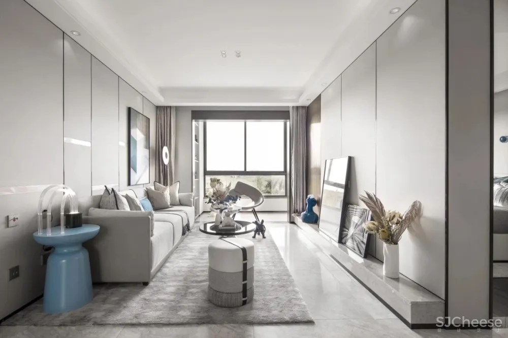 57㎡现代简约,温馨优雅的质感,让小户型也档次自然