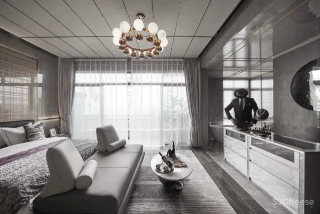 奢华别墅样板间，注入现代生活的美感！