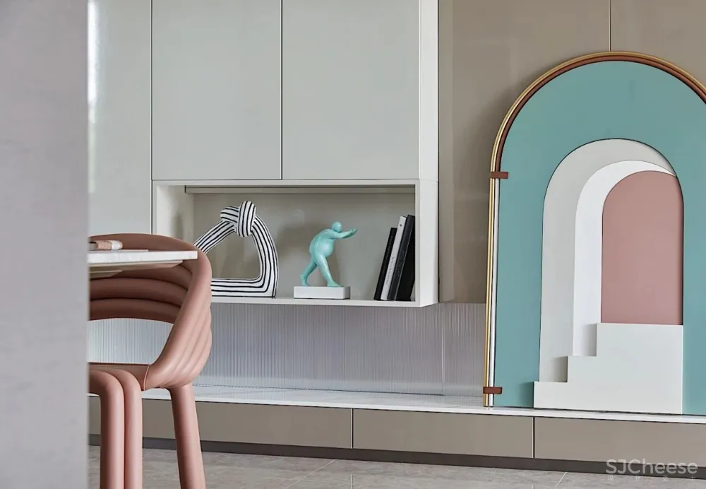 雅趣与轻奢之栖 , 108㎡华侨城滁州欢乐明湖•源庭样板间 飞视设计