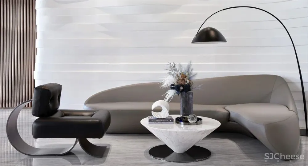 和谐韵律演绎售楼空间刚性之美 |EH DESIGN 易和