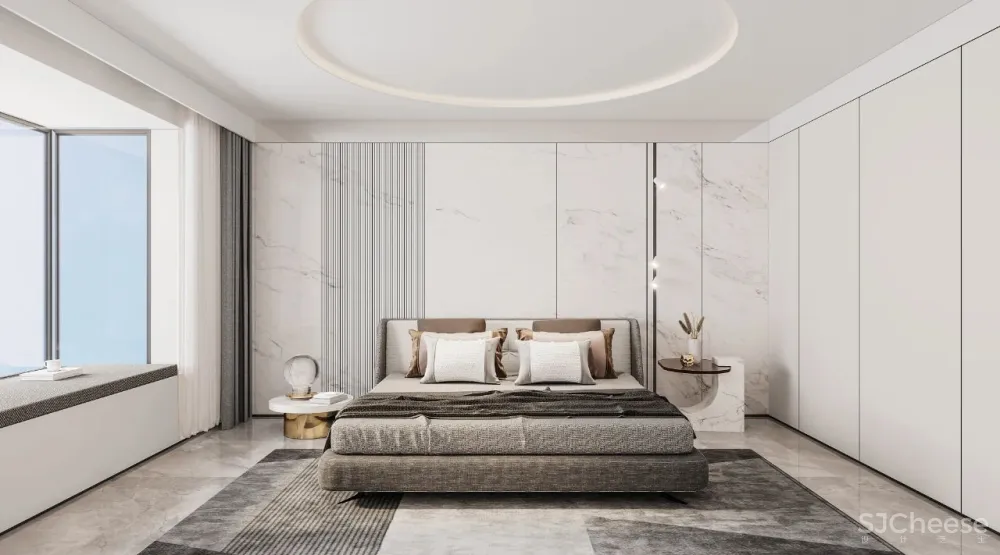 色彩与材质的艺术,现代摩登气息的一方天地 忱意设计