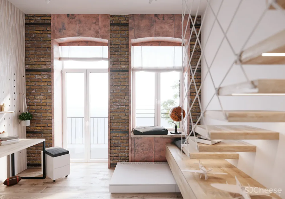 这样设计 LOFT,好看又省空间!