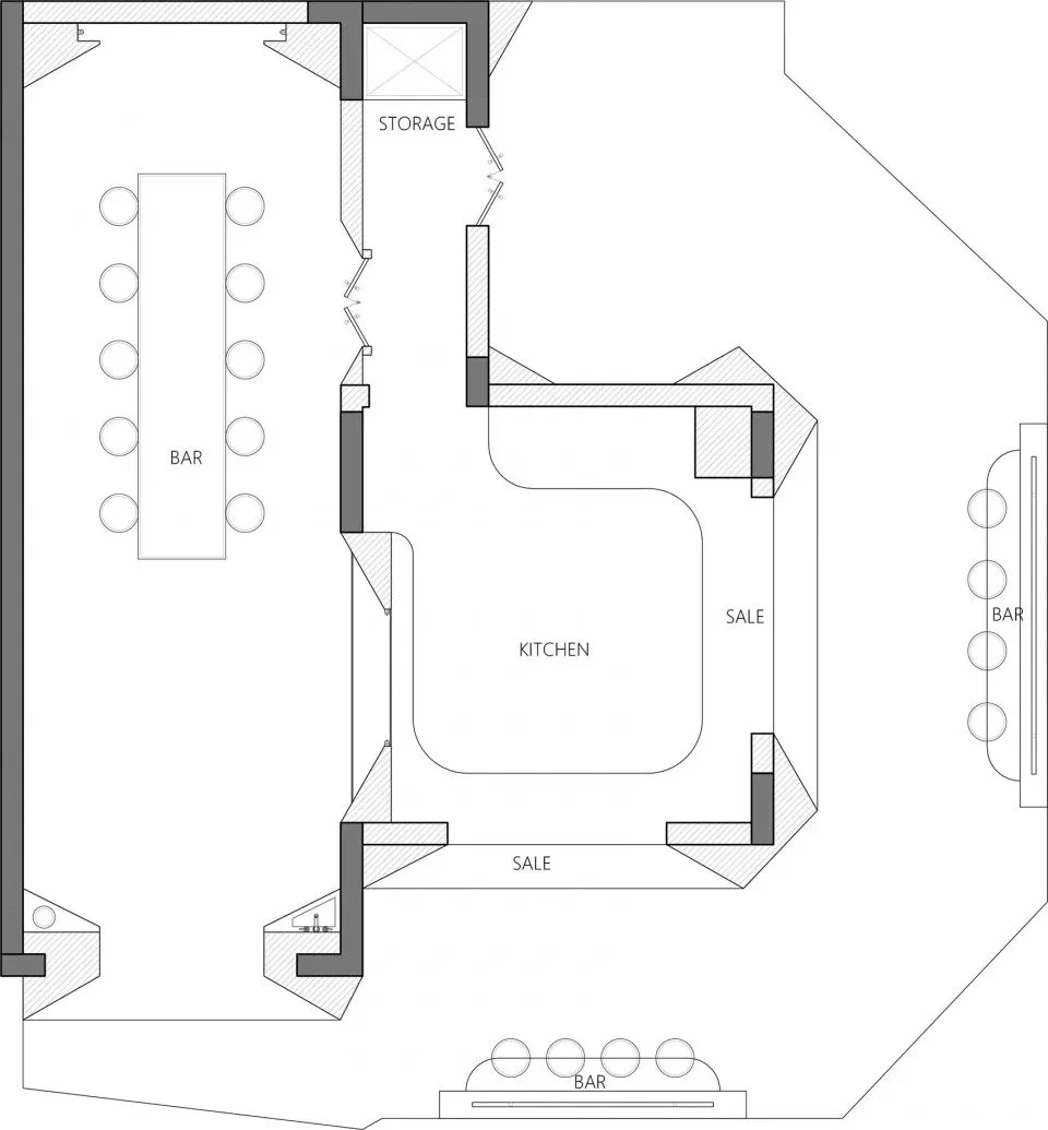 甜品是空间的主角