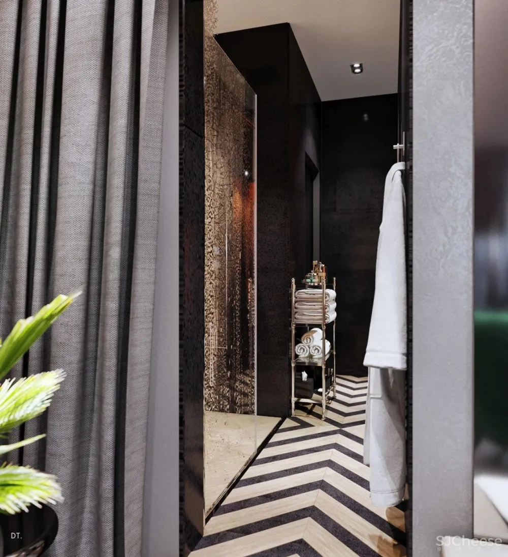 轻奢之美 丨一个空间,两个方案