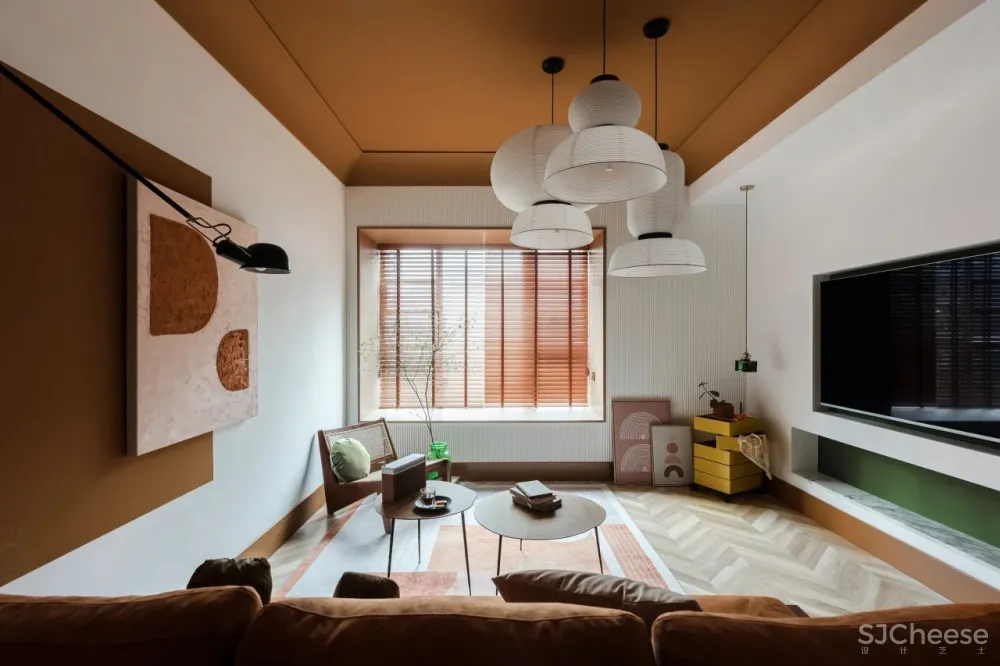 93m²二手房重塑！大胆挑战美妆界“脏橘色”！网友：真的美翻了！