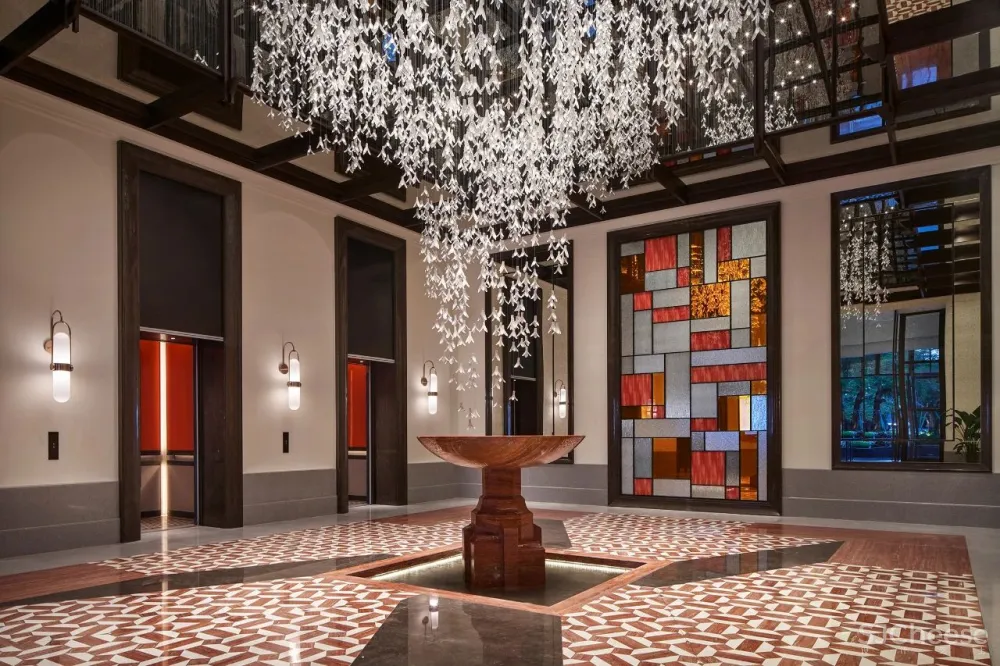 设计巨匠JAYA遗作 9月8日开业的厦门「安达仕」酒店 效果图和落地实景对比照片