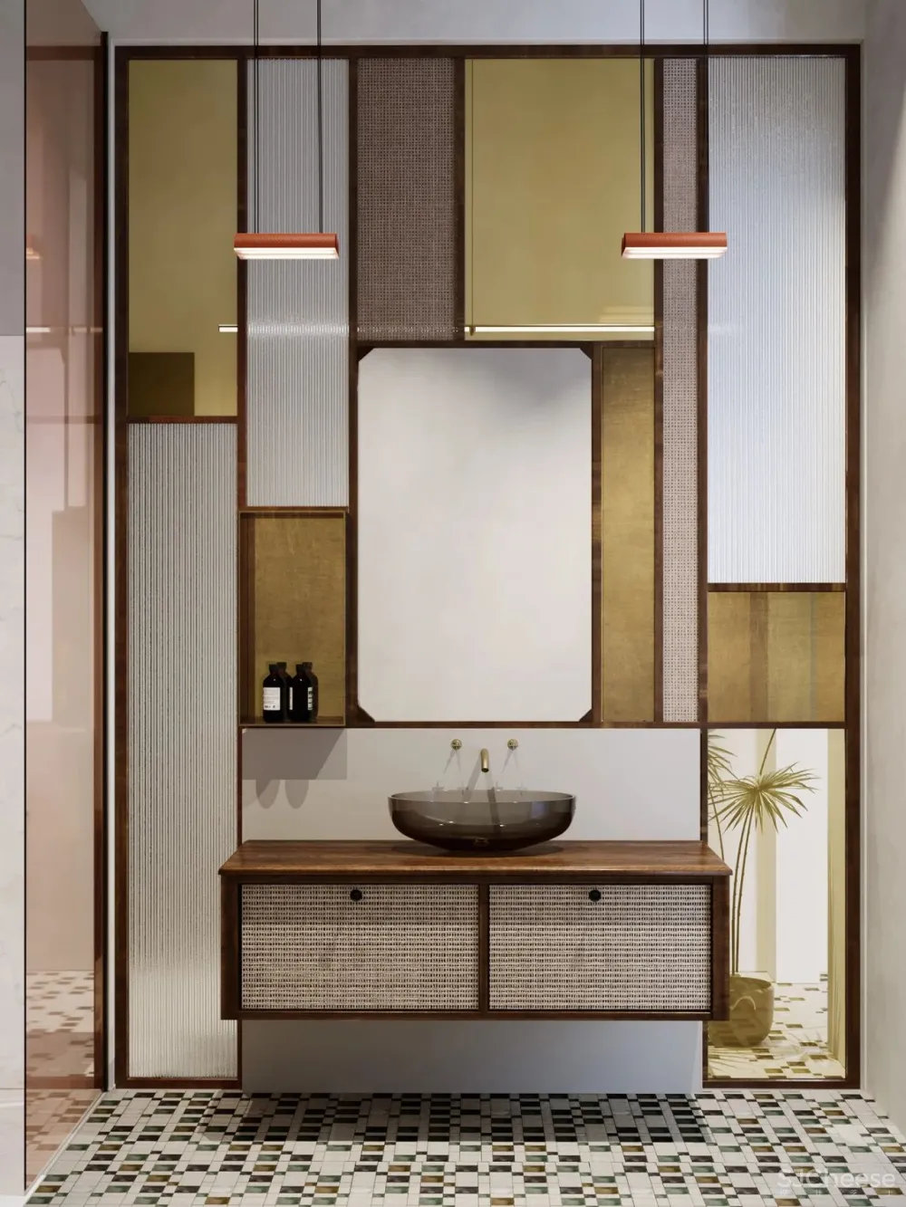 复古轻奢风,诗意般的美宅!