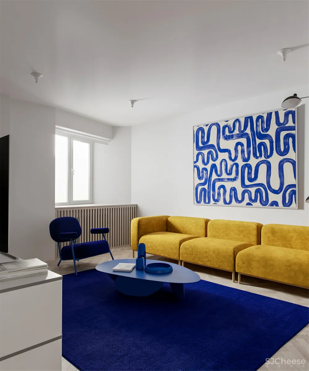 90㎡小资一居室,细节处挥洒时尚气息!