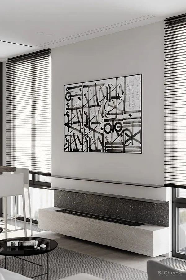 一室户小公寓,从玄关到卧室每个空间都很有设计感!