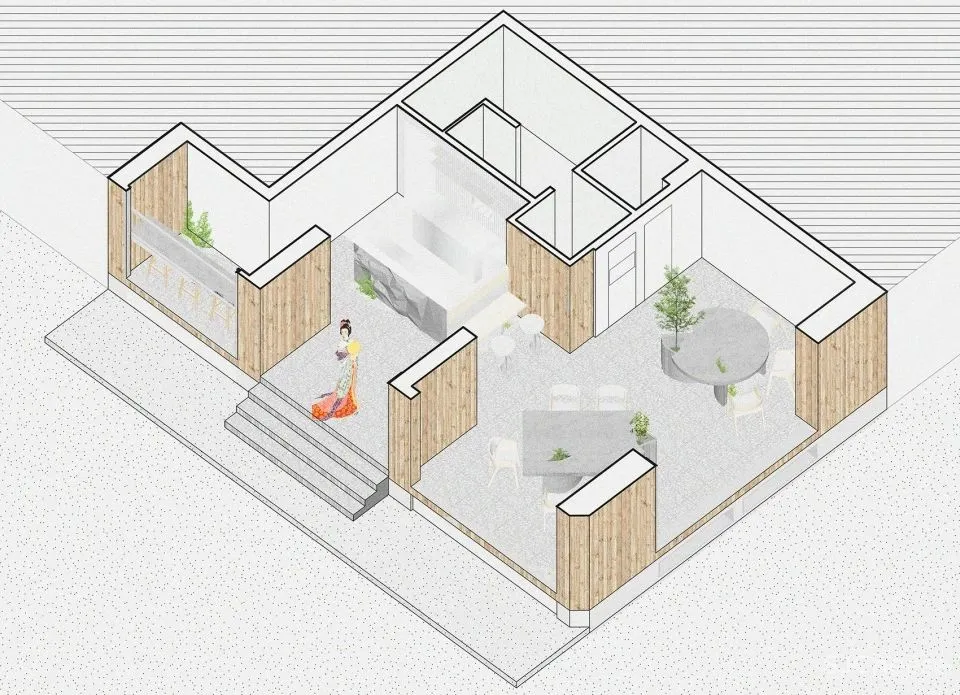 田子坊里的国风甜水店 折甜 上海问和答建筑设计咨询有限公司