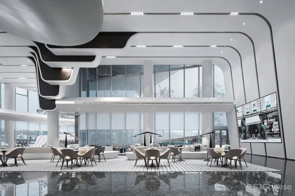 天鼓设计:线条的韵律,极简空间的秩序美学