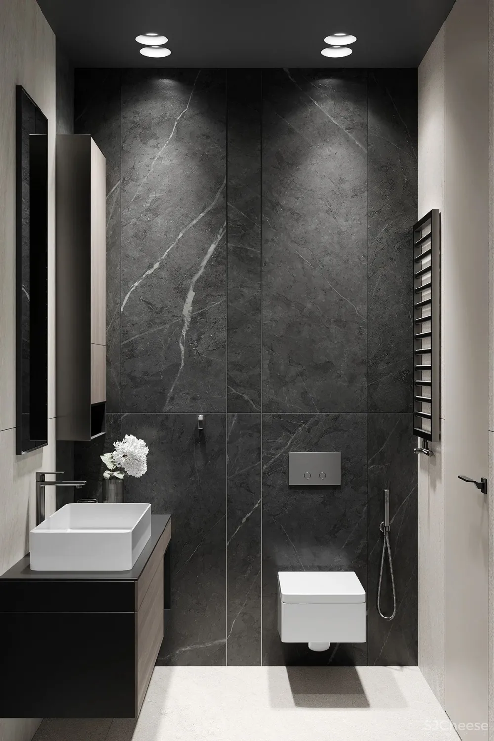 一室户小公寓,从玄关到卧室每个空间都很有设计感!