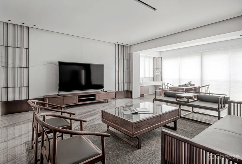 235㎡极简中式,越少越高级!