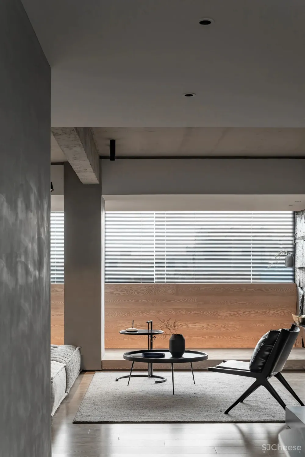 裸墙搭配天然石皮,打造绝美复式空间 云行设计