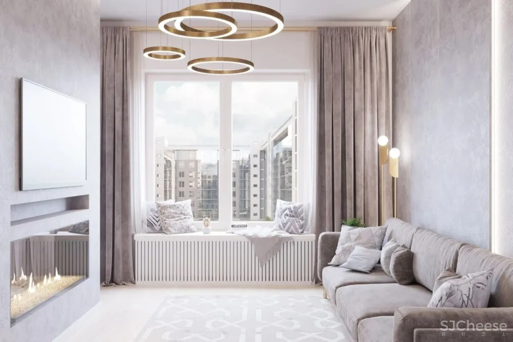 灰粉 金色,轻奢迷人!