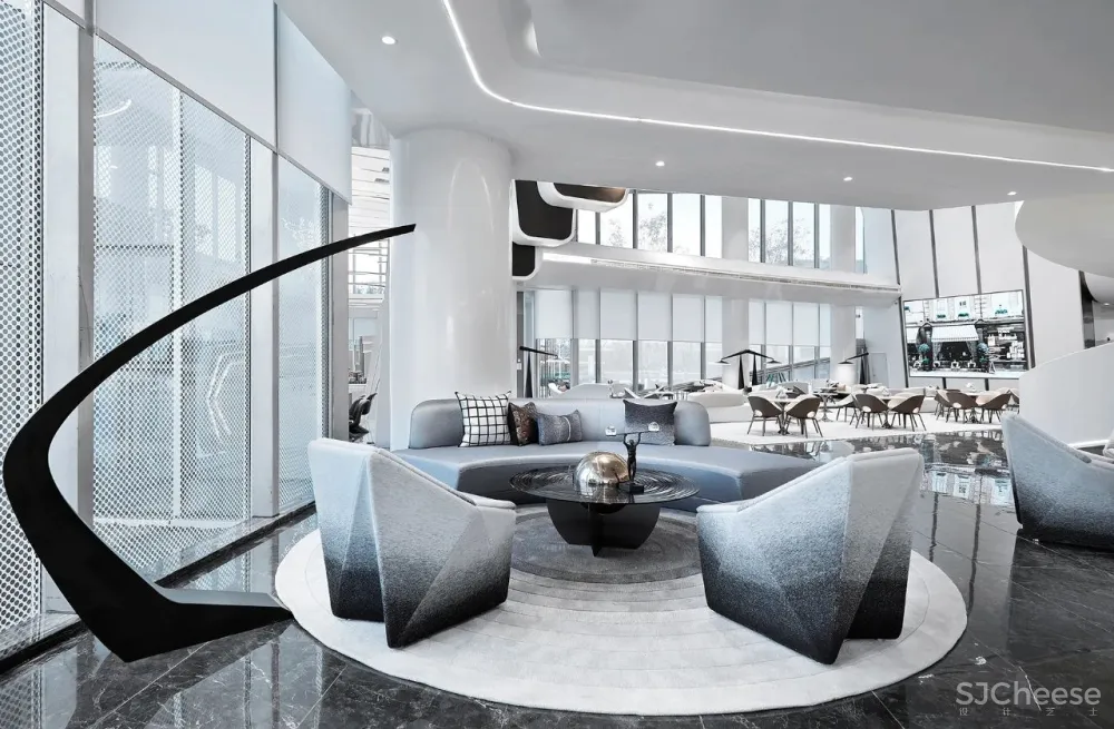 天鼓设计:线条的韵律,极简空间的秩序美学