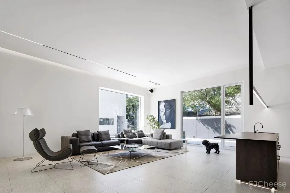 新作 以几何形状来构建空间秩序 QI STUDIO 白墙之下 大器空间