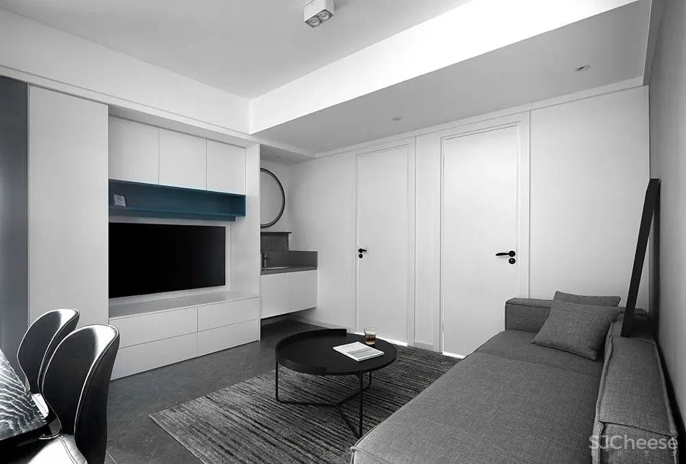 黑白灰，极具视觉张力的极简格调 予以设计