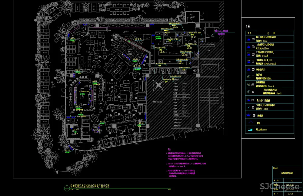 珠海胡桃里音乐餐厅效果图+软装+施工图CAD+PDF+机电图157M