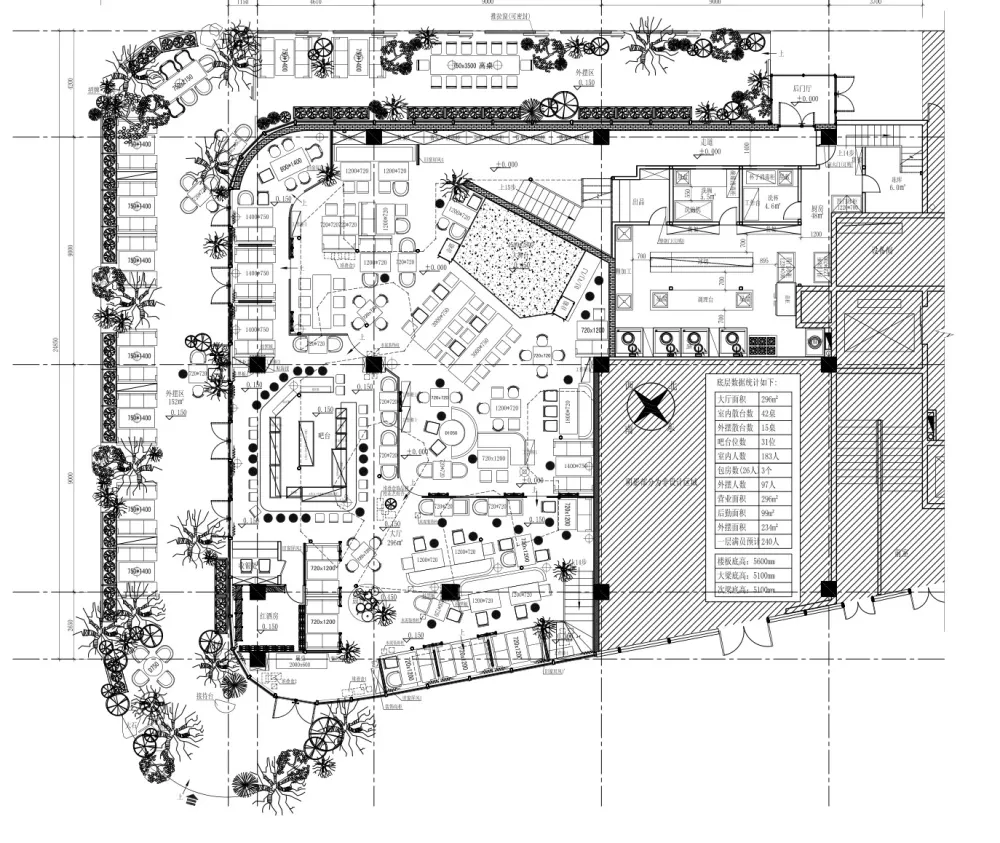 珠海胡桃里音乐餐厅效果图+软装+施工图CAD+PDF+机电图157M