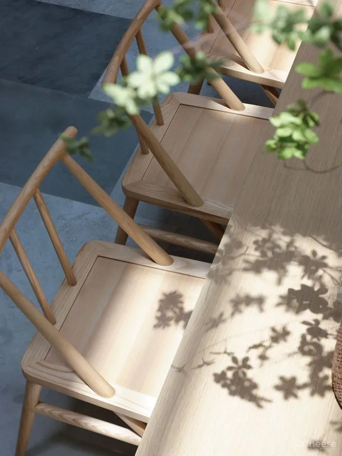 千墨设计 银杏树下朴实无华的平静