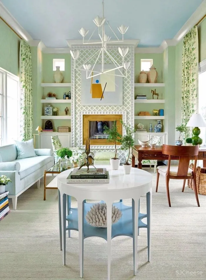 这是属于春夏的软装色彩搭配