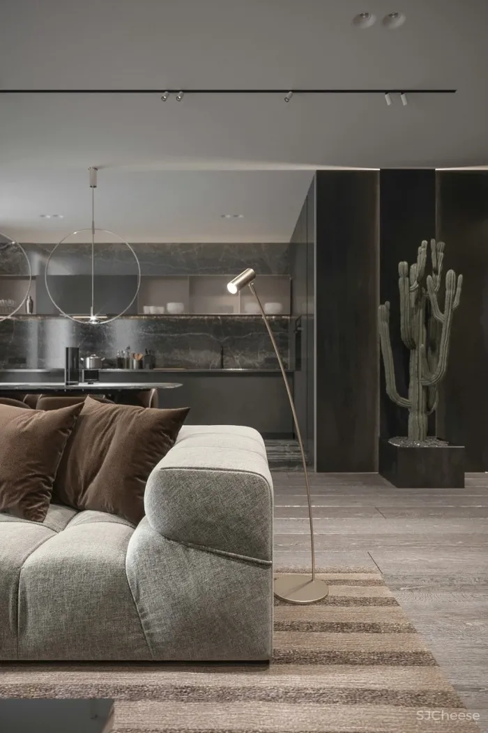 现代大气居所，简而气质的生活居所