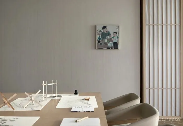 千墨设计 银杏树下朴实无华的平静