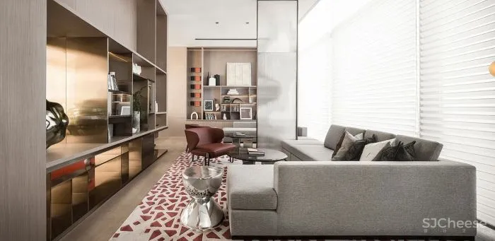 如聿设计:一抹温和的红晕,浸润人心的现代美感!