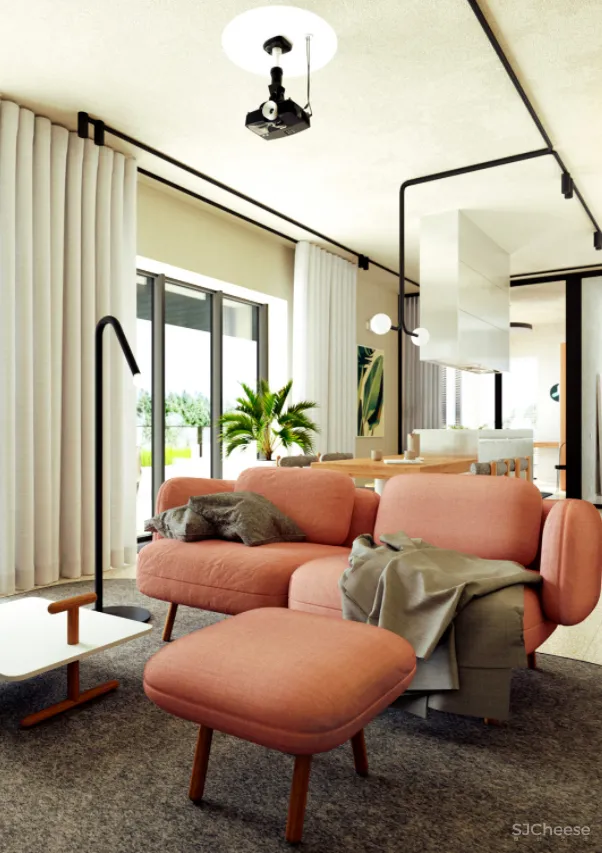 装修 灵感｜最大限度采光，处处都是欢快的颜色设计！