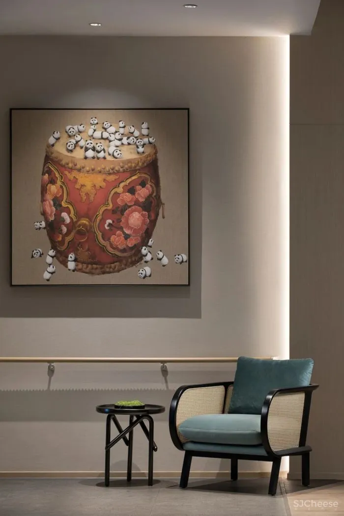 千墨设计 银杏树下朴实无华的平静