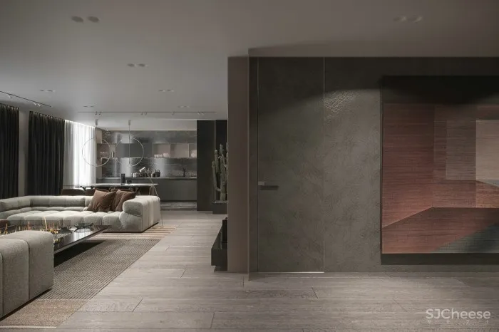 现代大气居所，简而气质的生活居所