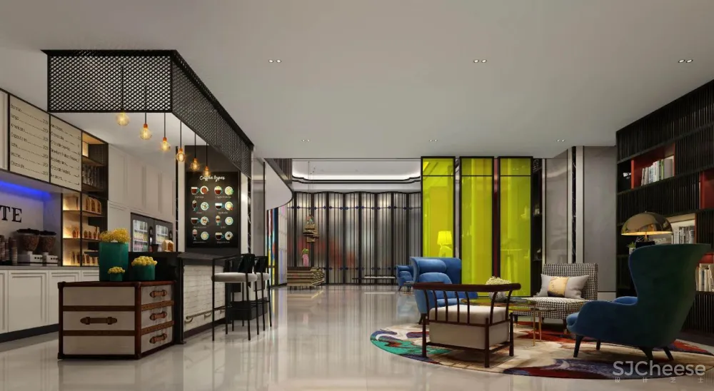 非设计分享——轻奢风蔚徕酒店设计