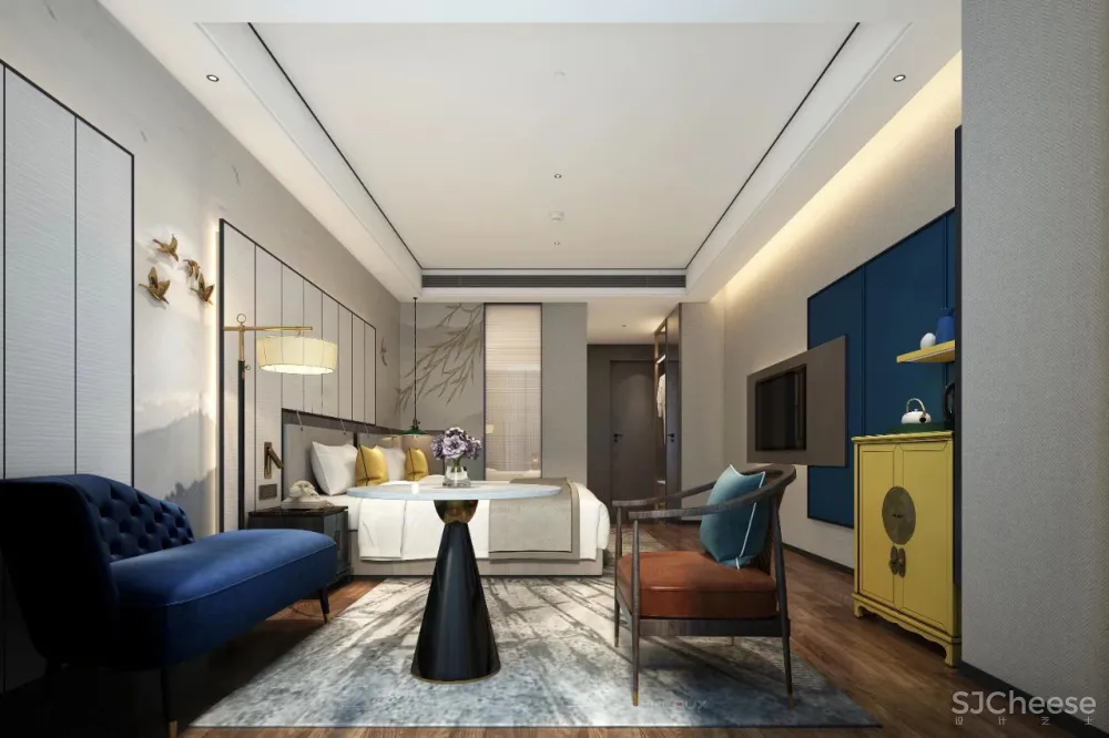 非设计分享——轻奢风蔚徕酒店设计