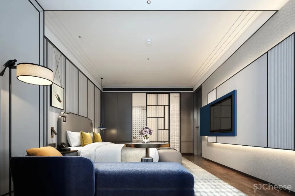 非设计分享——轻奢风蔚徕酒店设计