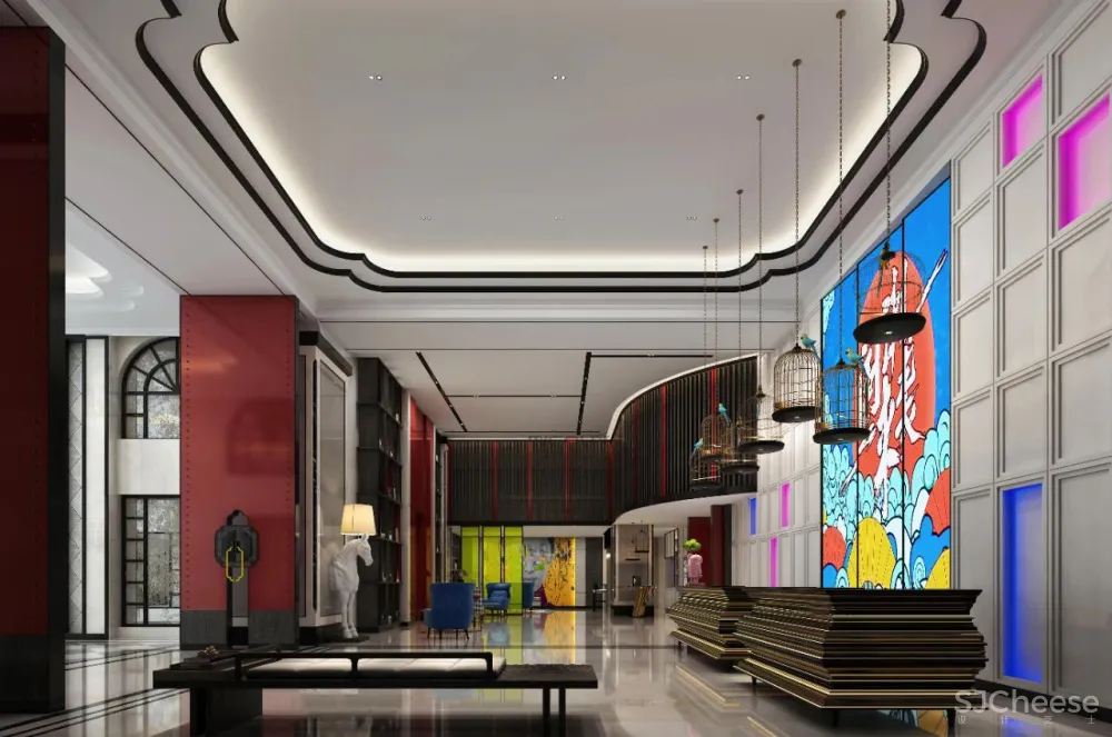 非设计分享——轻奢风蔚徕酒店设计