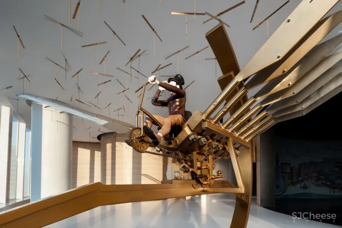 飞行的姿态,1895时光城市展厅 共生形态