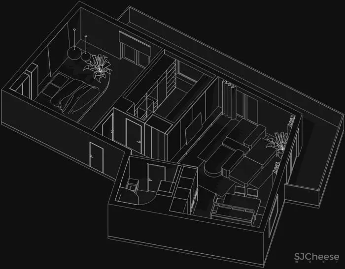 装修 灵感 88㎡米色系公寓，灯饰 彩色玻璃，高级感炸裂！！！