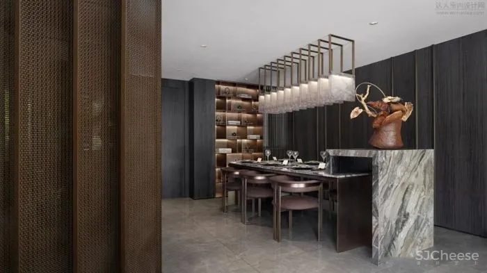 集艾设计丨厦门招商雍和府样板房