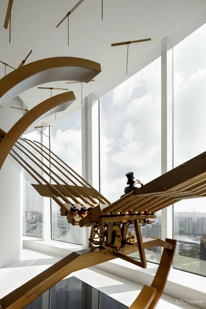 飞行的姿态,1895时光城市展厅 共生形态