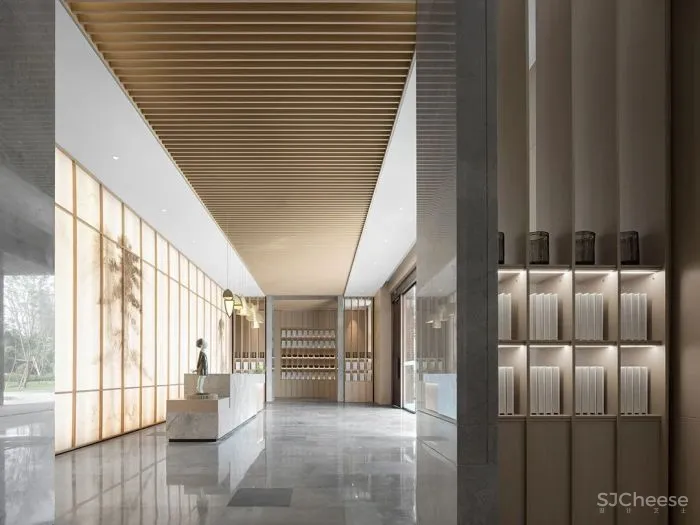 千墨设计 银杏树下朴实无华的平静