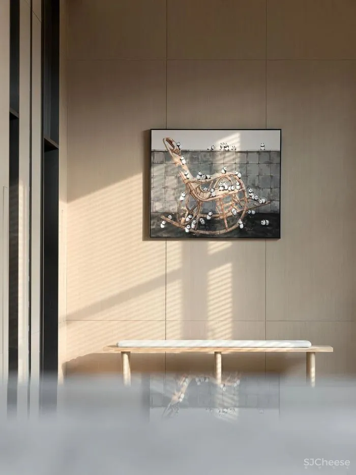 千墨设计 银杏树下朴实无华的平静