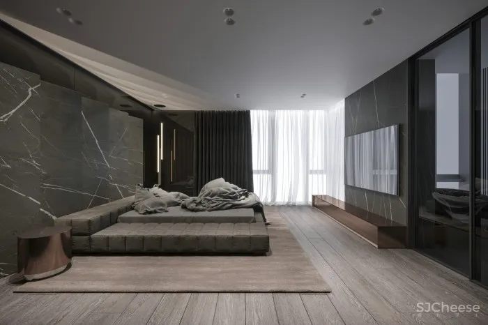 现代大气居所，简而气质的生活居所