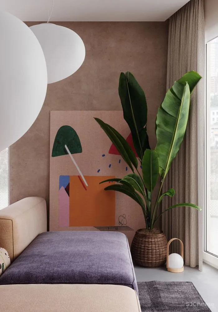 装修 灵感 88㎡米色系公寓，灯饰 彩色玻璃，高级感炸裂！！！