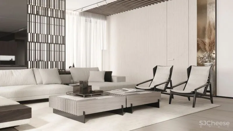 170㎡极简宁静,城市魅力