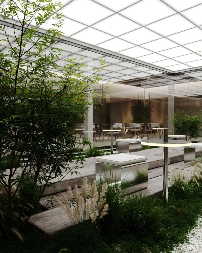 Nikita Riasov新作|体验材质的生活餐馆