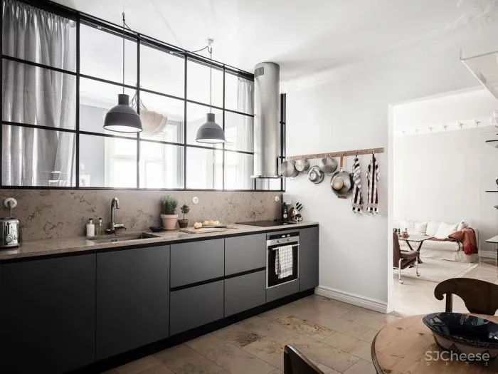 装修 灵感|瑞典普通民宅,垃圾户型也能清爽美貌!