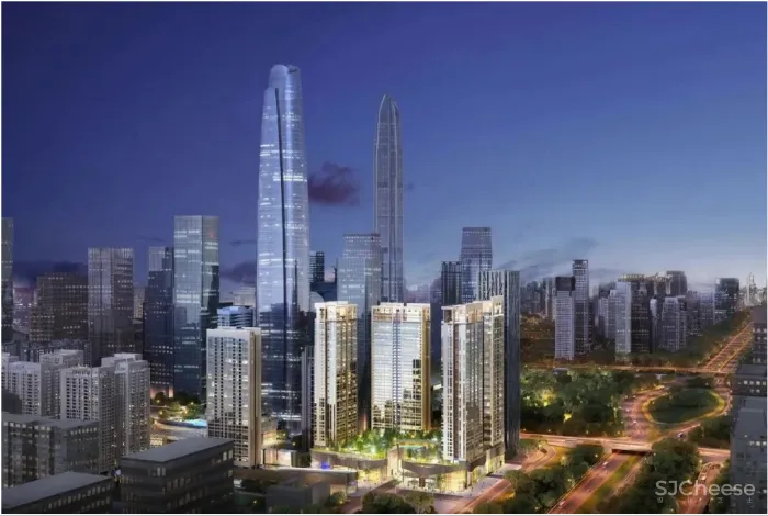 AN AURA设计|「出界 X 入格 」城市中心环幕公寓